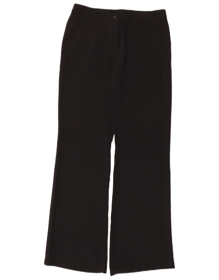 Benetton Pantalon Bootcut Femme IT 44 Medium W30 L34 Noir Polyester