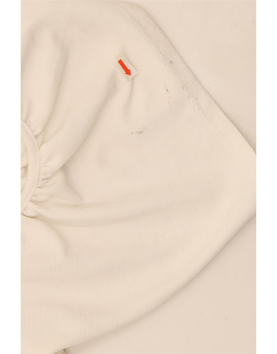Zara Robe à épaules dénudées pour femme UK 10 Petit Blanc