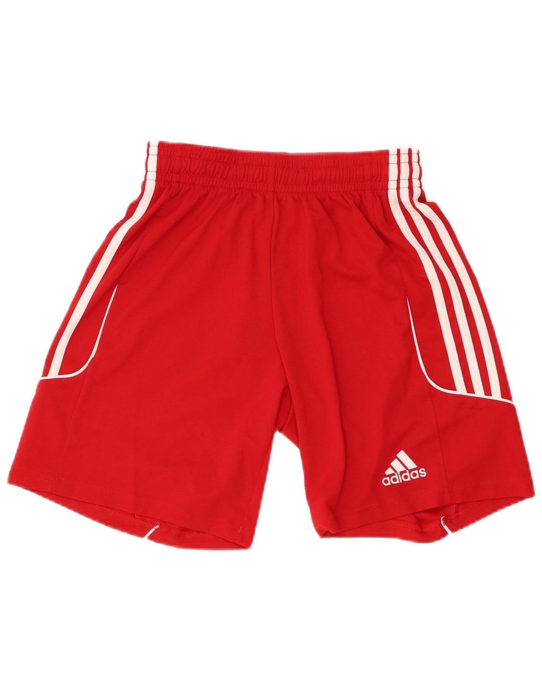 ADIDAS Short de sport Climalite pour hommes, petit, rouge, polyester