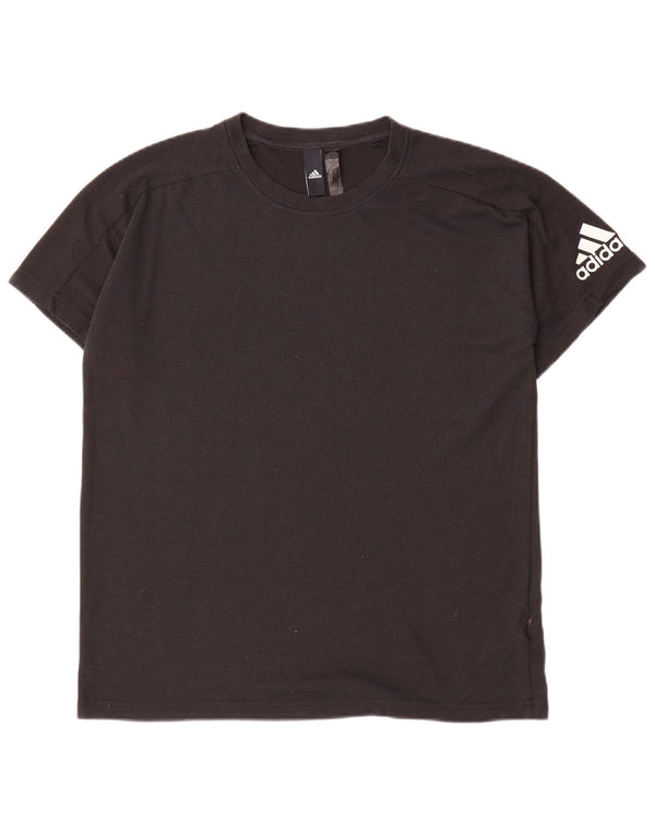 Adidas T-Shirt Homme Haut Noir Moyen Polyester