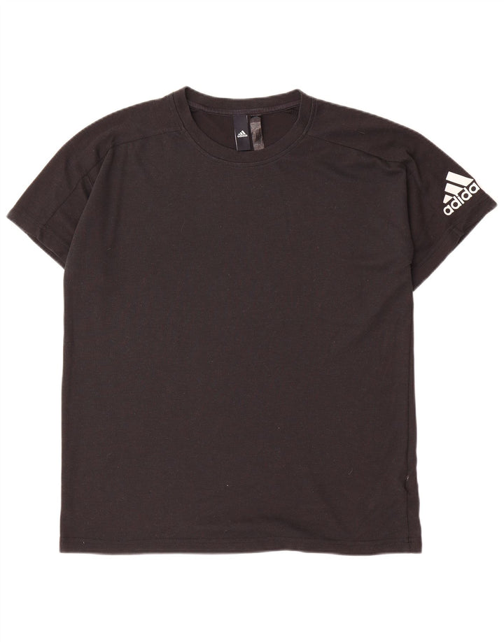 Adidas T-Shirt Homme Haut Noir Moyen Polyester