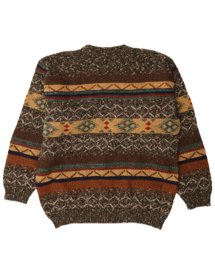 Suspence Pull à col rond pour homme IT 50 Medium multicolore Fair Isle