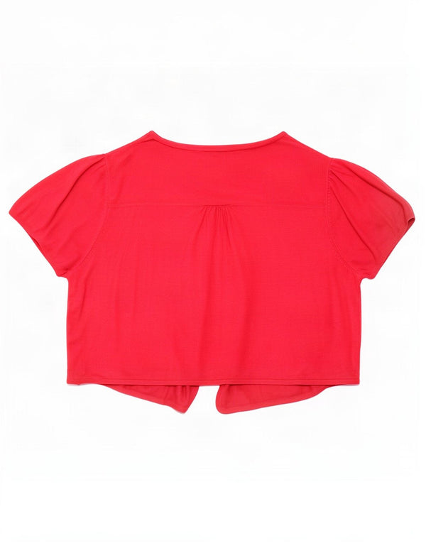 Marks & Spencer Haut court à manches courtes pour femme UK 22 3XL Rose