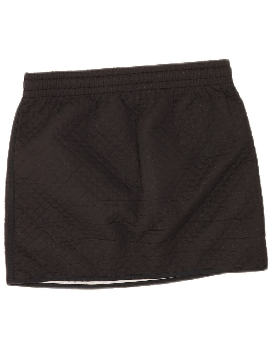 Benetton Mini Jupe Femme W32 Large Noir Polyester