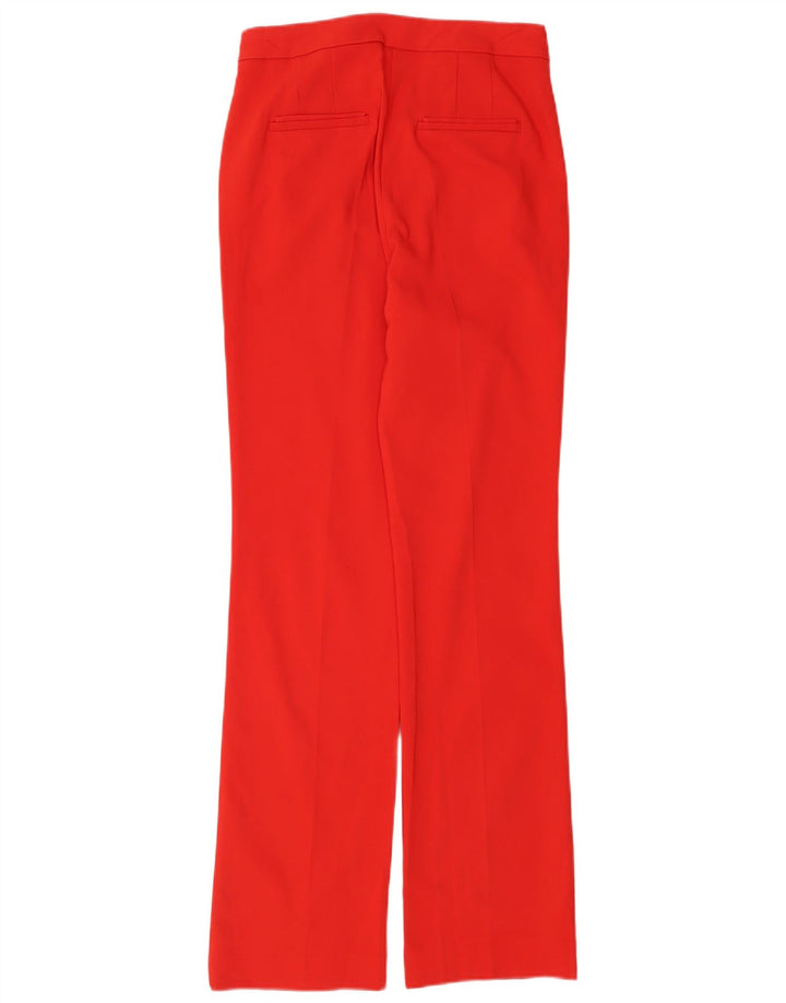 Zara Pantalon décontracté droit pour femme Medium W28 L34 Rouge
