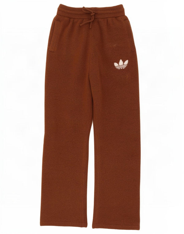 Adidas Pantalon de survêtement pour femme UK 4/6 XS Marron Polyamide