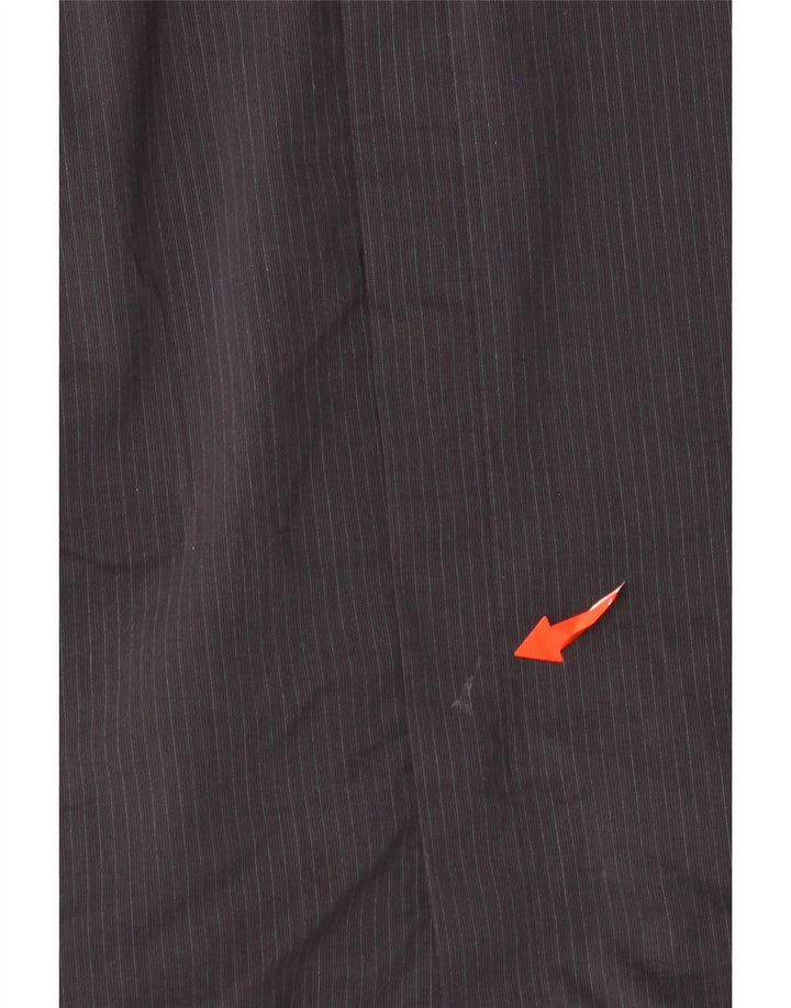 Trussardi Chemise Homme Taille 41 Coton à fines rayures noir moyen