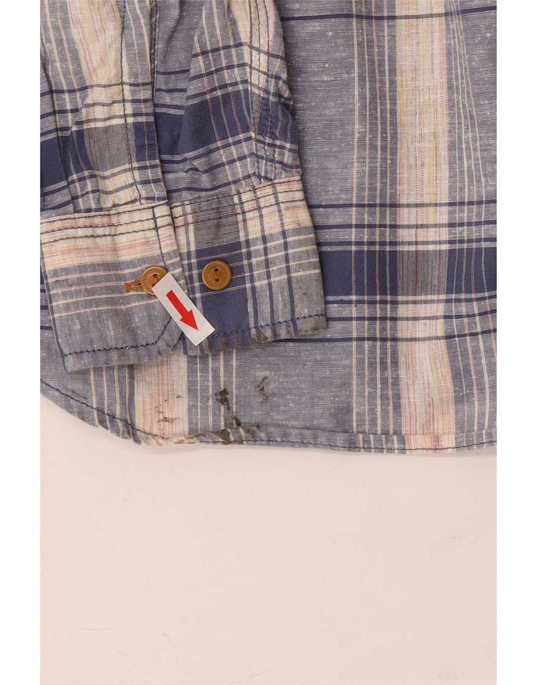 Levi's Chemise Homme Bleu Moyen Carreaux Coton