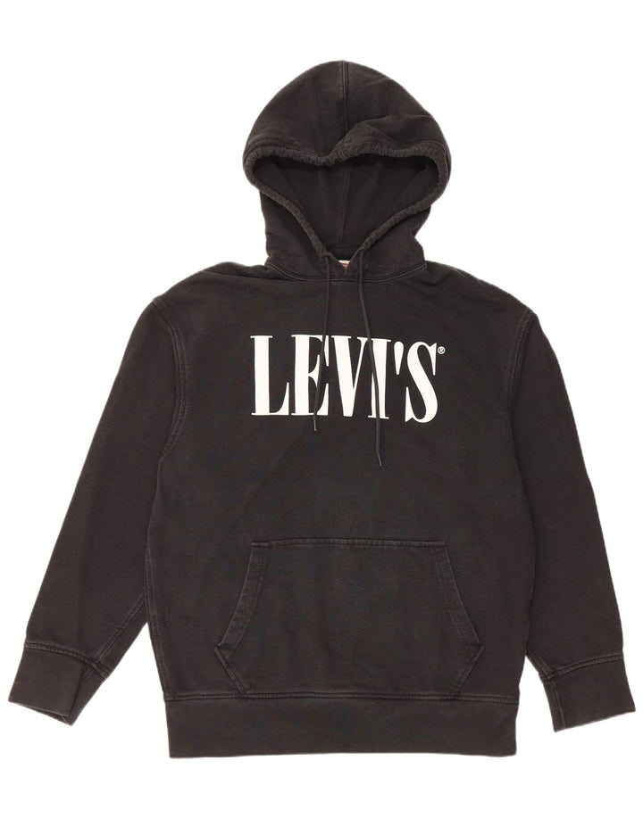 LEVI'S Pull à Capuche Relaxed Graphic Homme Noir Moyen