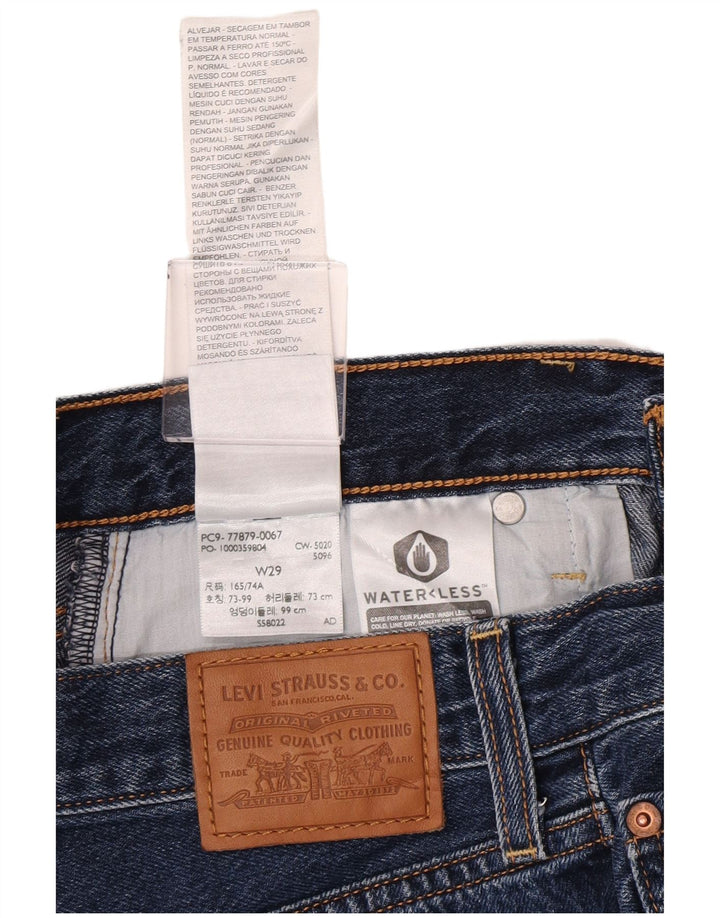 Levi's Short En Jean Ribcage Femme W29 Bleu Marine Moyen Coton