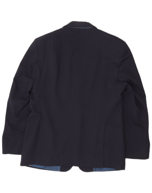Marks & Spencer Veste blazer à 2 boutons pour homme UK 42 Large Bleu marine
