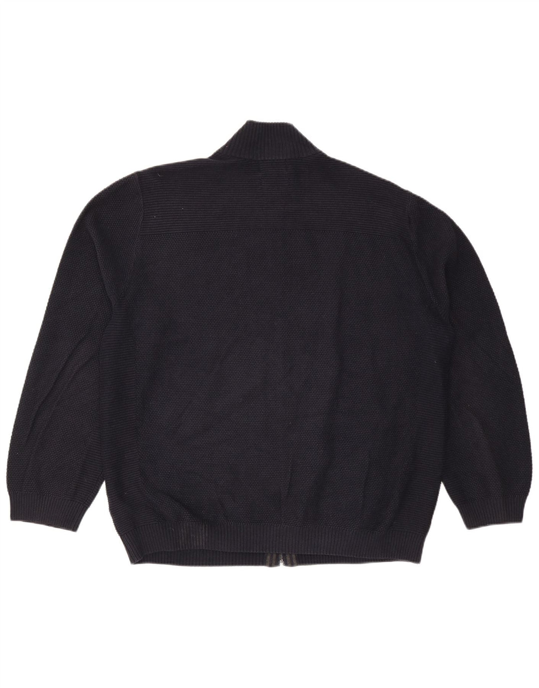 Marks & Spencer Cardigan pour homme en coton bleu marine 2XL
