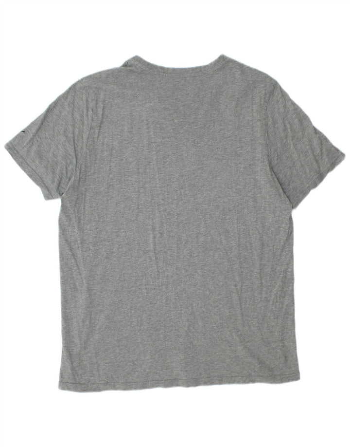 PUMA T-shirt graphique pour hommes, grand, gris moucheté