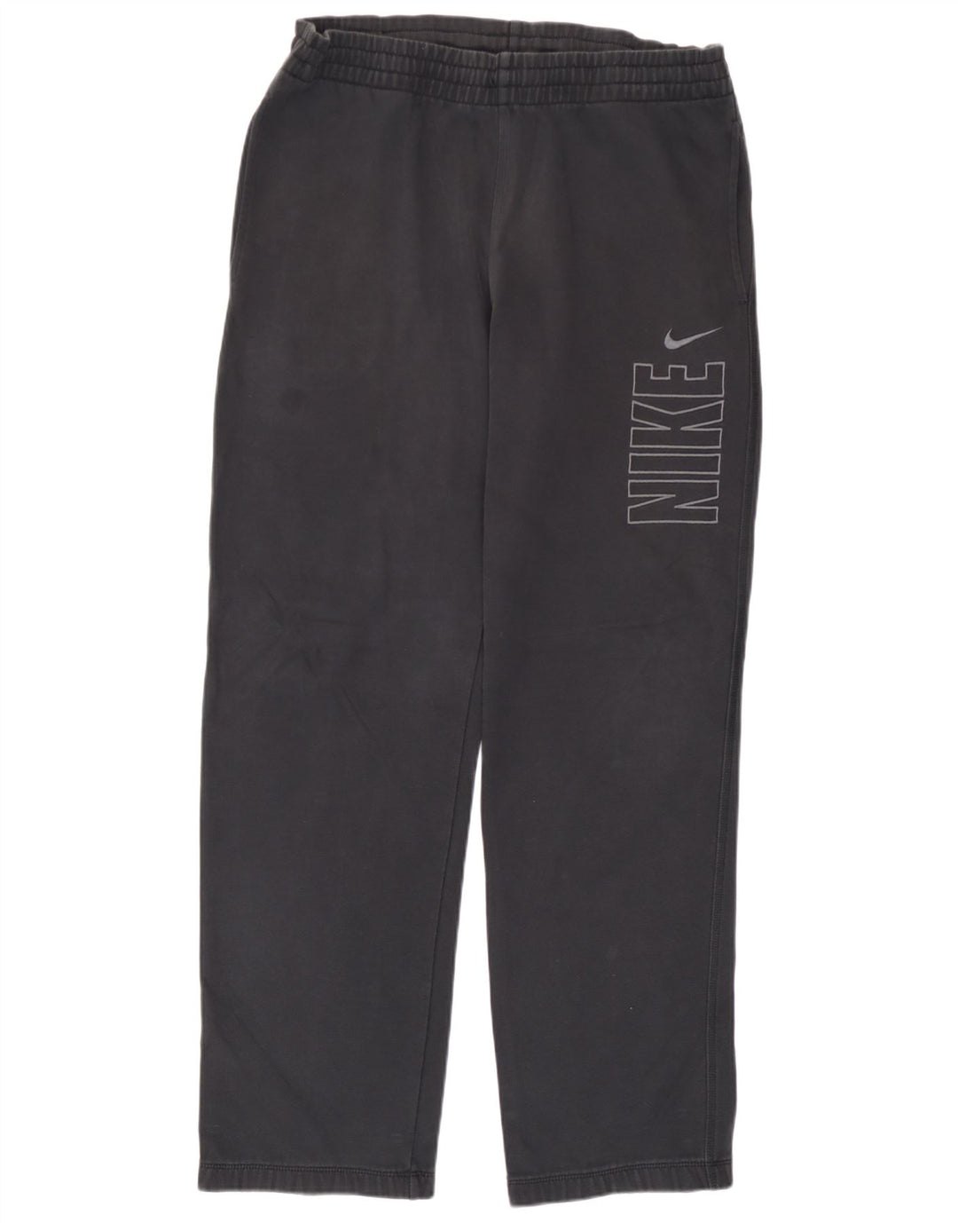 Nike Pantalon de survêtement graphique en coton noir moyen |