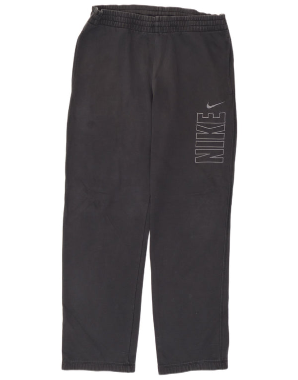 Nike Pantalon de survêtement graphique en coton noir moyen |