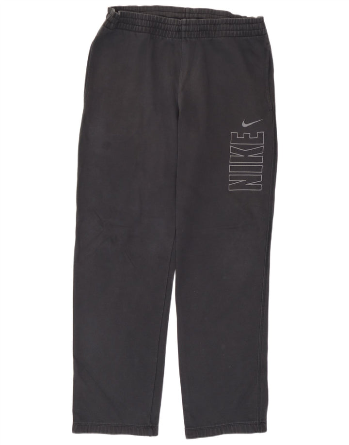 Nike Pantalon de survêtement graphique en coton noir moyen |