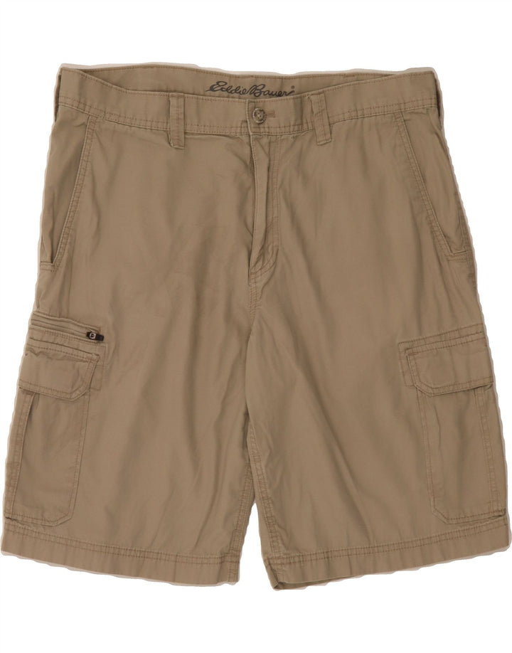 EDDIE BAUER Mens Cargo Shorts W36 Large  Beige Cotton Vintage Eddie Bauer and Second-Hand Eddie Bauer from Messina Hembry 