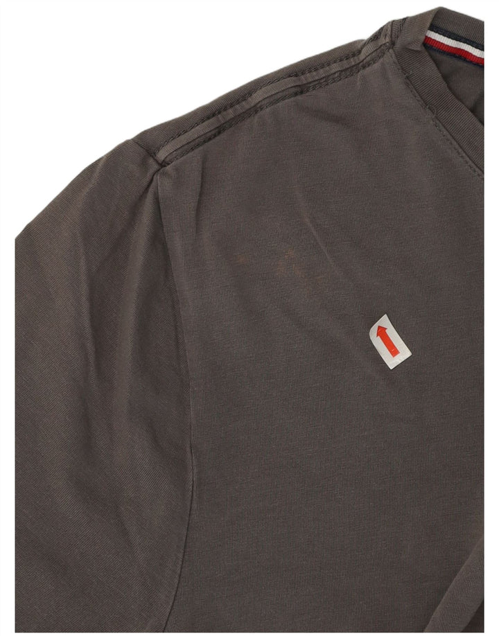 Tommy Hilfiger T-Shirt Slim Fit Homme Gris Moyen Coton