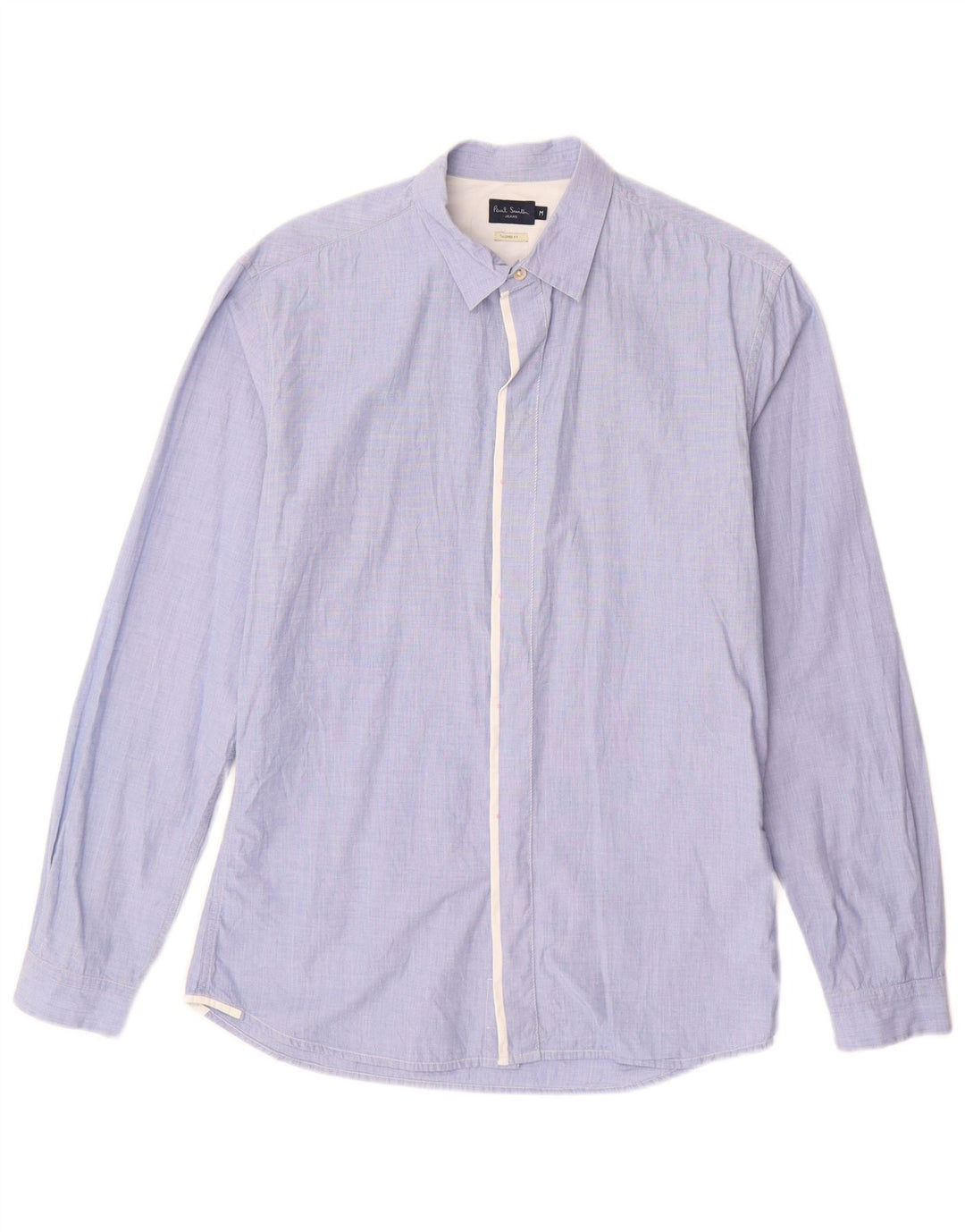 Paul Smith Chemise Coupe Ajustée Homme Bleu Moyen Coton