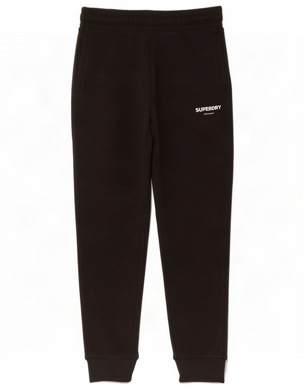 Superdry Pantalon de survêtement pour homme Joggers Small Noir Coton