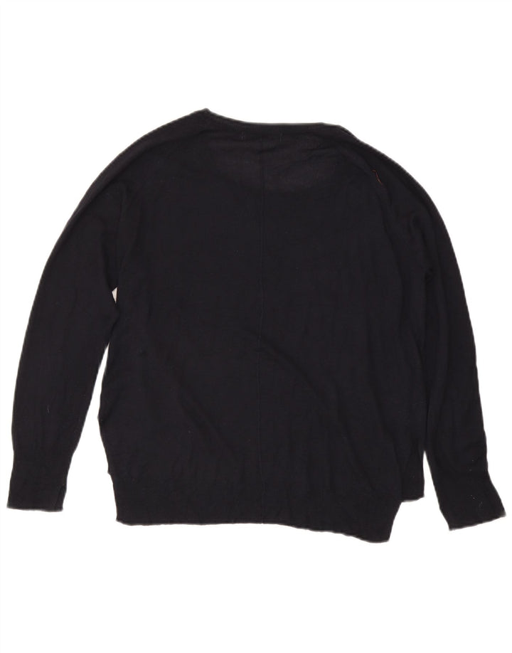 Zara Pull col bateau pour femme UK 14 Bleu marine moyen