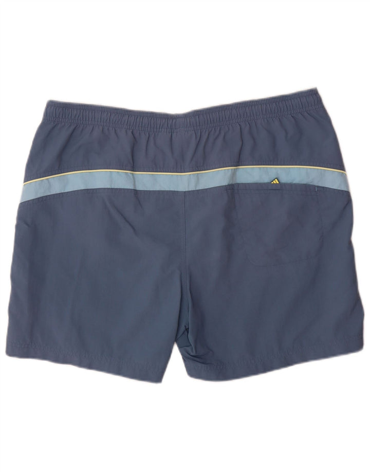 Adidas Short de sport pour homme Large Bleu Polyester