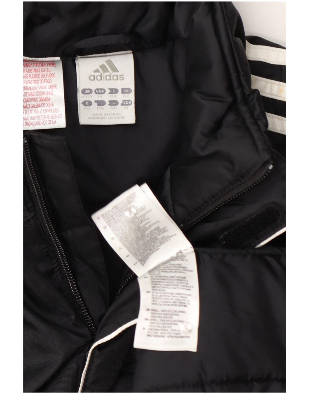 Adidas Veste matelassée garçon 11-12 ans Nylon noir