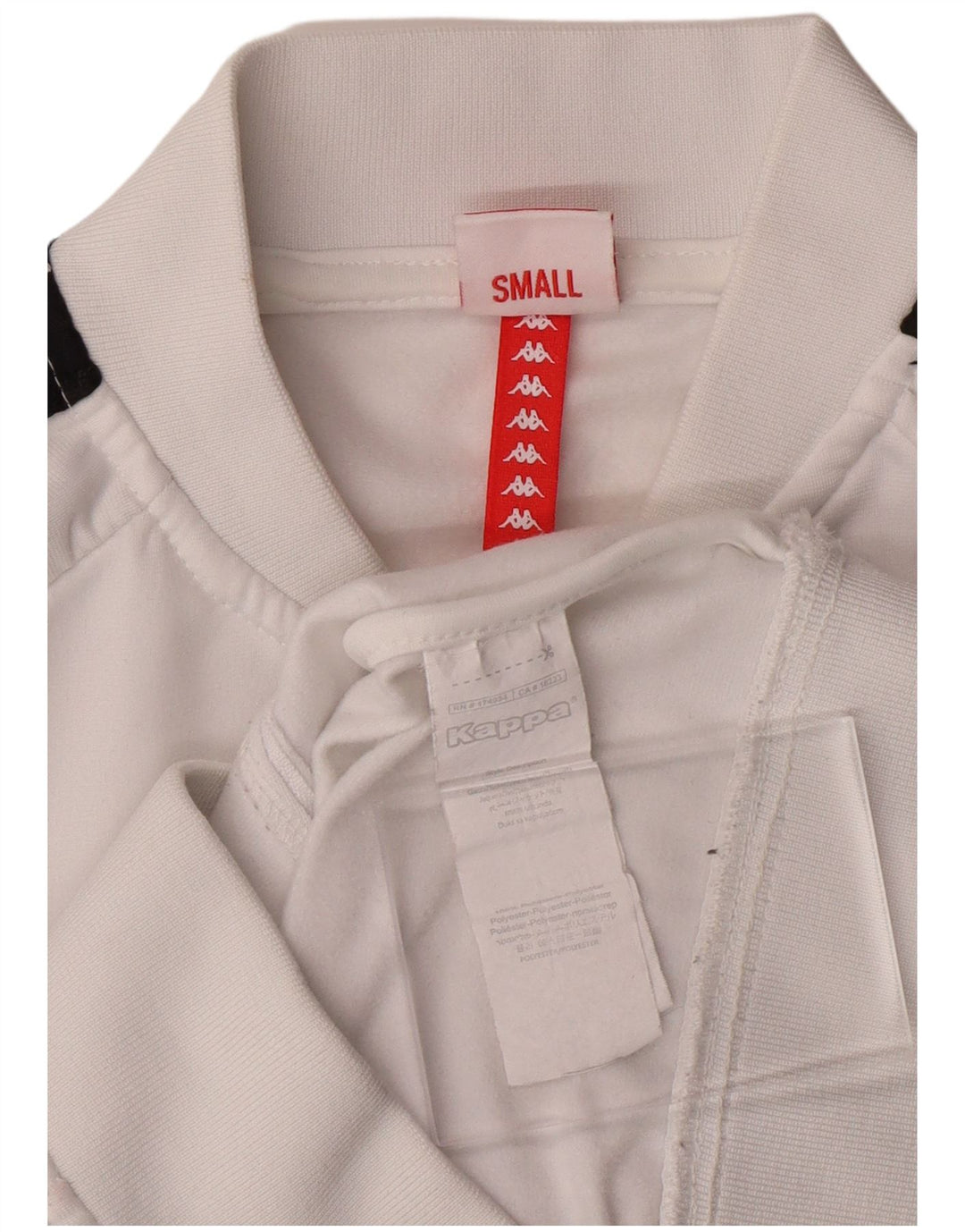 KAPPA Veste de Survêtement Graphique Fille 11-12 Ans Petit Blanc