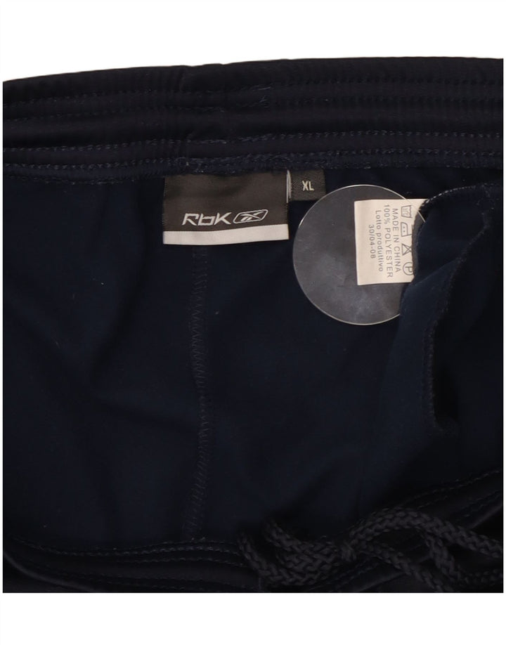 Reebok Pantalon De Survêtement Homme XL Bleu Marine Polyester