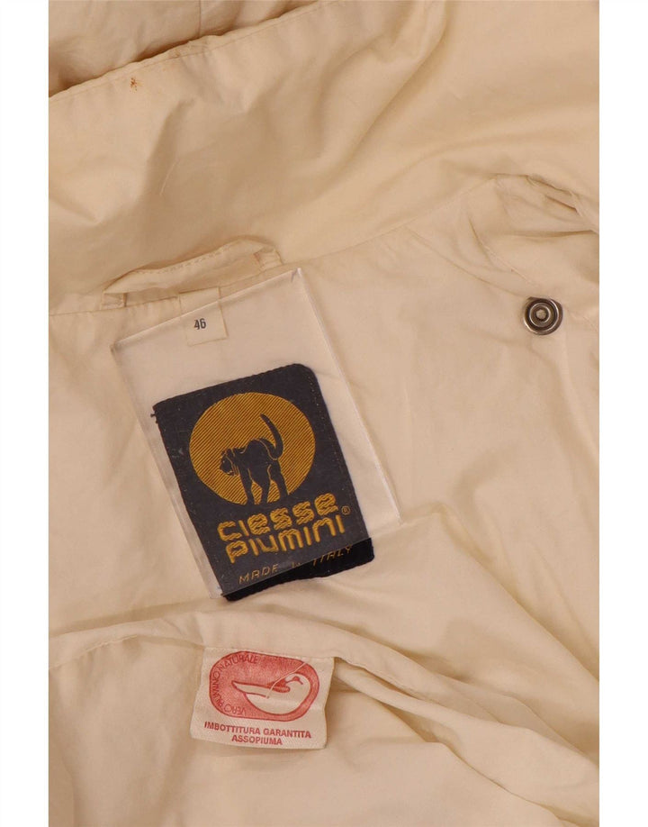 Ciesse Piumini Veste matelassée surdimensionnée à capuche pour femme IT 46 Large Blanc cassé