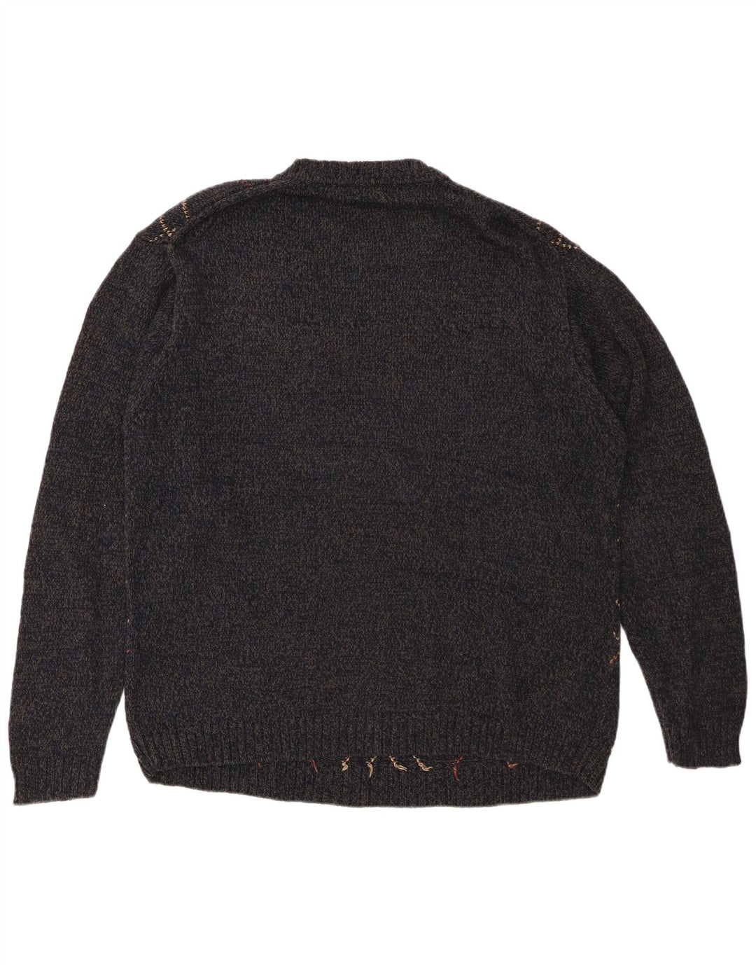 DOCKERS Pull Col Rond Homme XL Bleu Marine Argyle/Diamant Coton