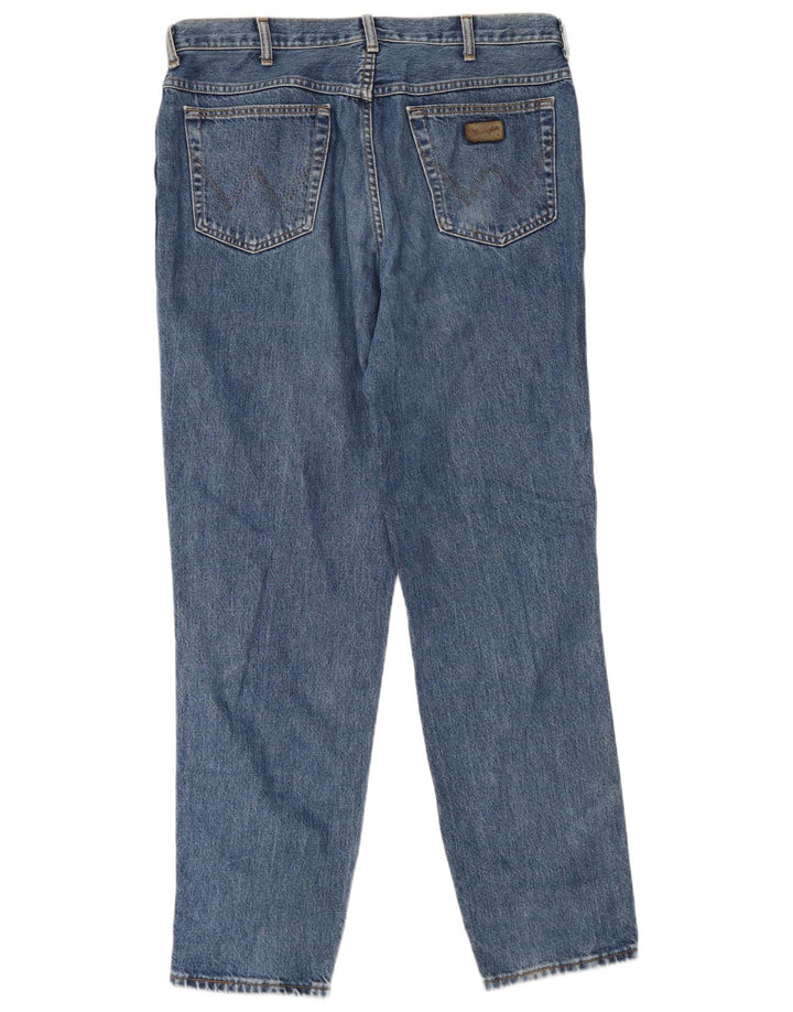 Wrangler Jean Fuselé Homme W38 L35 Bleu Coton