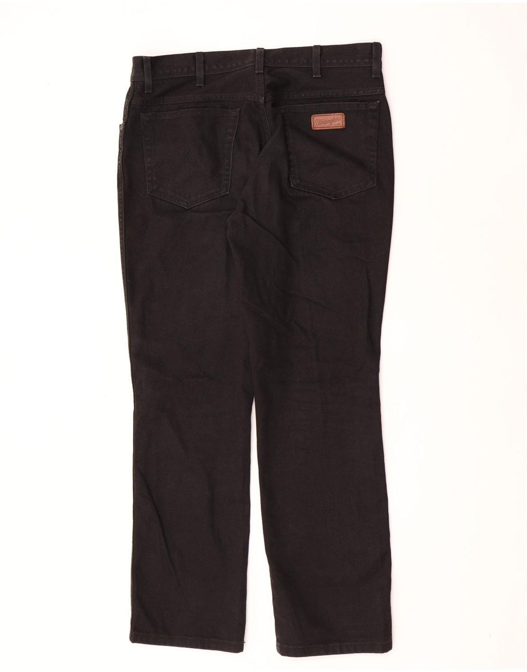 Wrangler Jean droit coupe régulière pour homme W36 L32 en coton noir