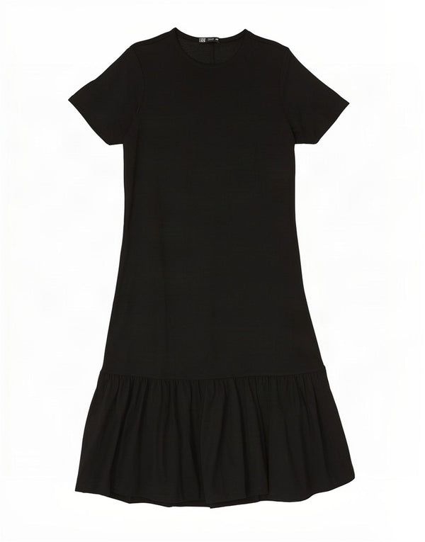 Zara Robe Maxi Femme UK 10 Petit Noir