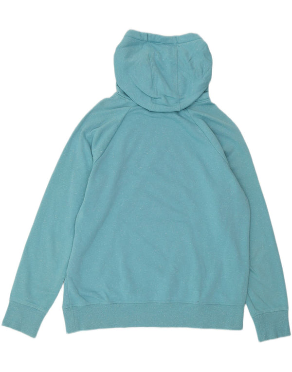 UNDER ARMOUR Pull à capuche surdimensionné pour femme UK 14 Bleu moyen moucheté