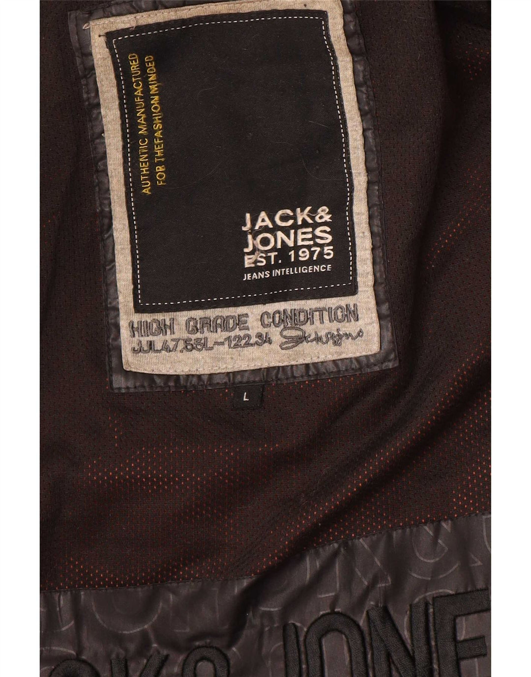 Jack & Jones Veste matelassée pour homme UK 40 Large Marron