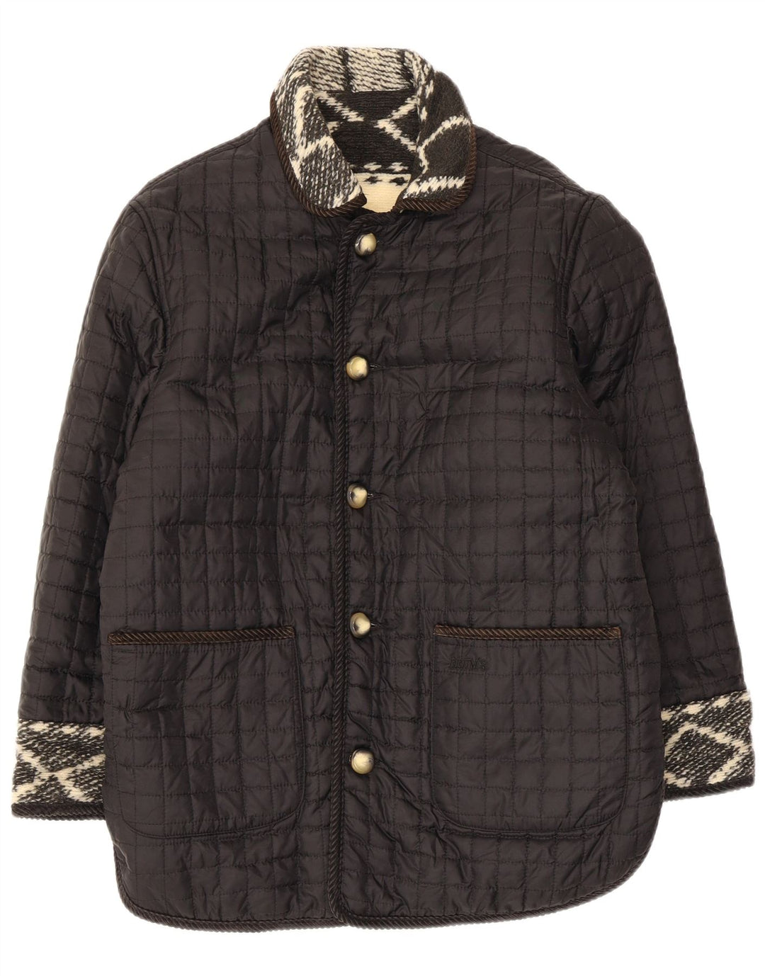 Brums Veste matelassée pour homme UK 38 Medium Noir