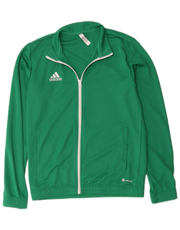 Adidas Homme Aeroready Survêtement Top Veste Vert Moyen Polyester