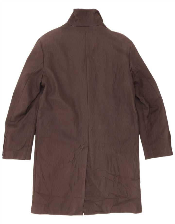 Exte Manteau Homme IT 48 Marron Moyen Cupro