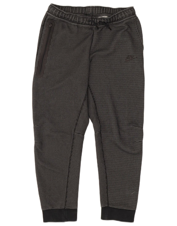 Nike Pantalon de survêtement pour garçon 13-14 ans XL Noir à carreaux Polyester
