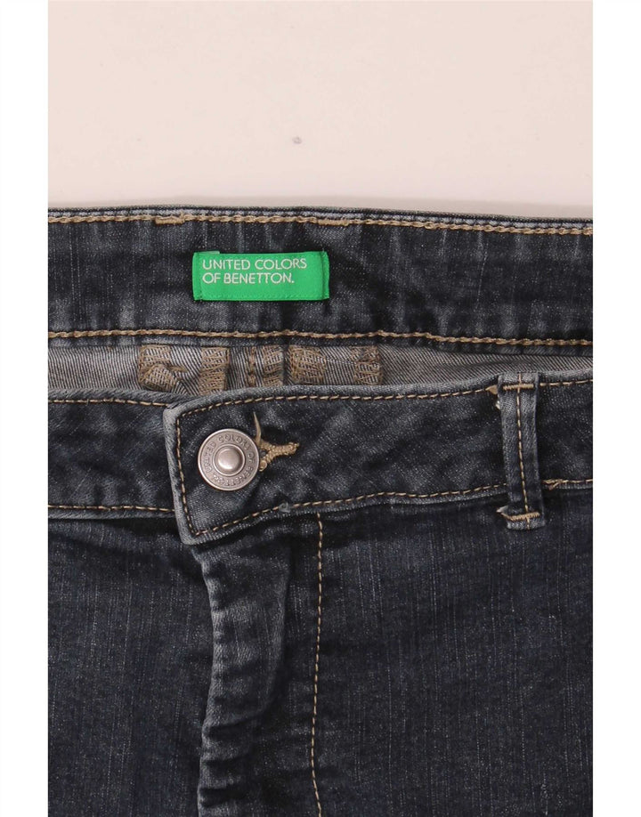 Benetton Jean Slim W34 L27 Bleu Homme