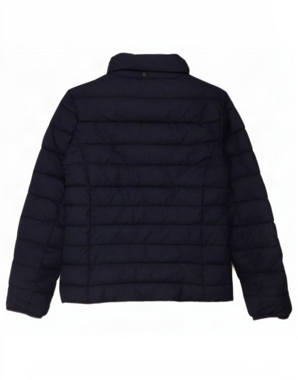 Tommy Hilfiger Veste matelassée pour femme UK 14 Bleu marine moyen Polyester