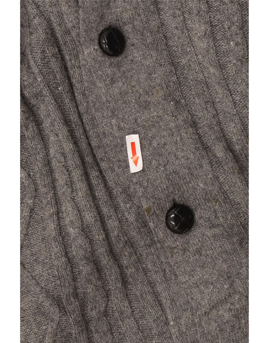 Marks & Spencer Pull Cardigan Blue Harbour pour Homme 2XL Gris Moucheté