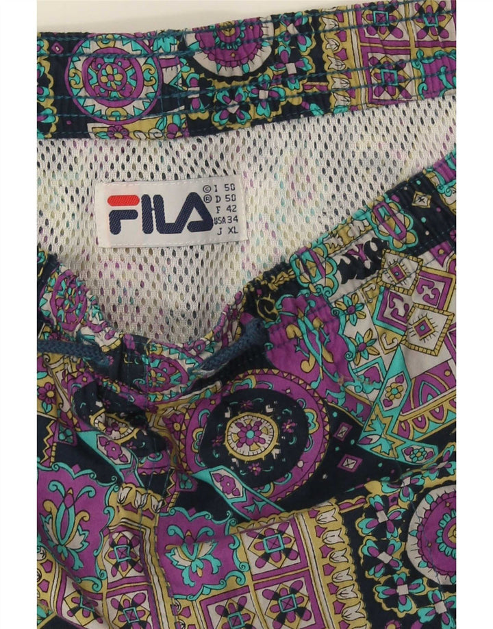 Fila Short de Bain Homme Large Multicolore Floral