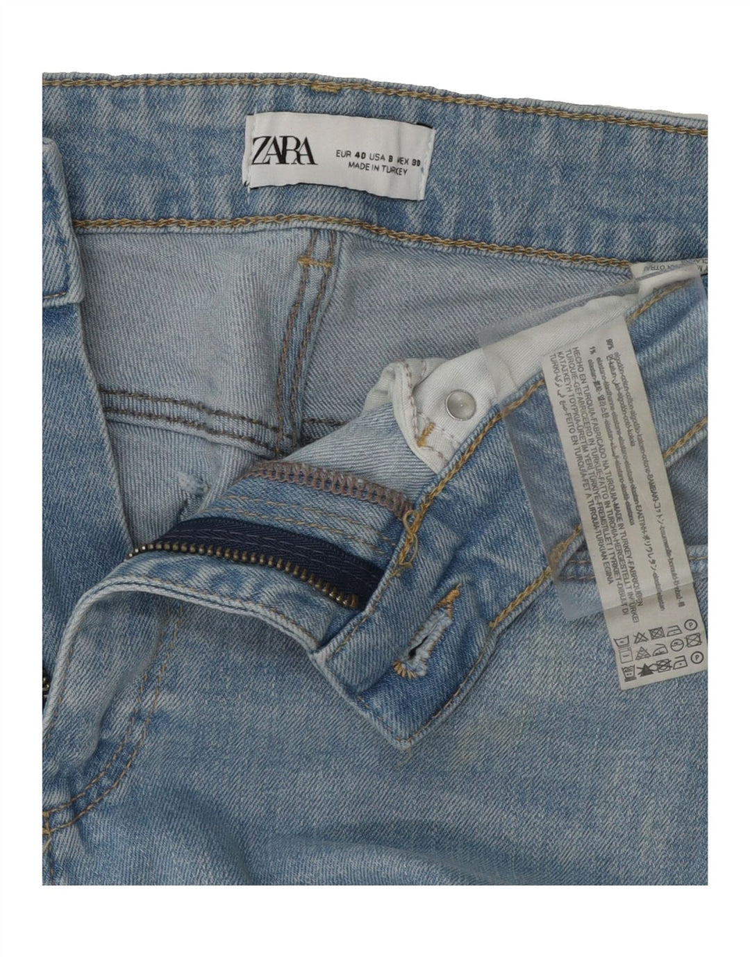 ZARA Womens Bootcut Jeans EU 40 Medium W30 L26 Blue Cotton Vintage Zara and Second-Hand Zara from Messina Hembry 