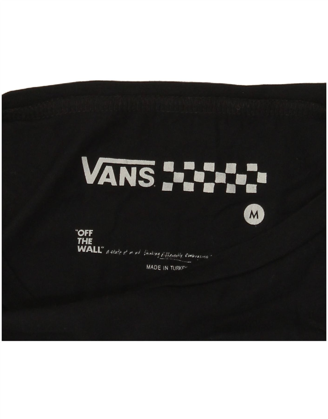 VANS T-shirt graphique pour femme UK 12 Noir moyen