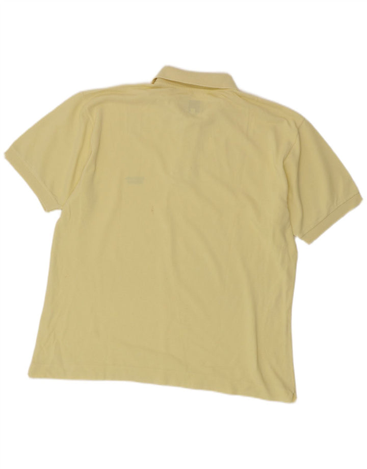 BENETTON Polo Homme Grand Jaune