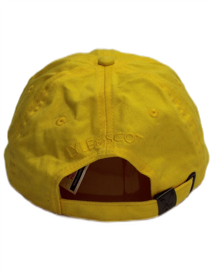 LYLE & SCOTT Casquette de Baseball Graphique pour Homme Taille Unique Jaune Coton Classique