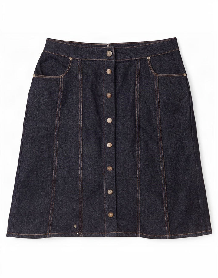 Lee Jupe en Jean Femme W28 Coton Bleu Marine Moyen