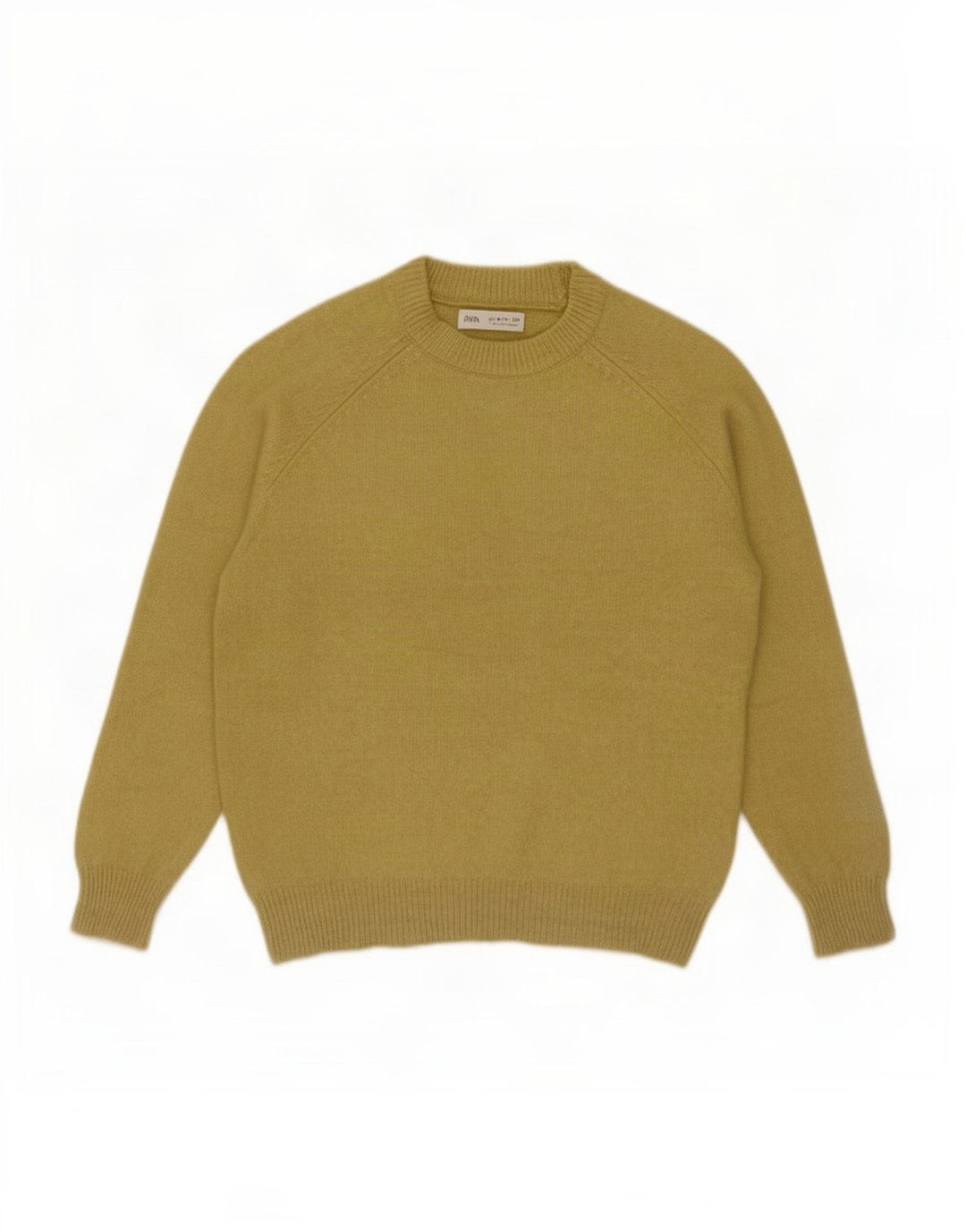 Zara Pull ras du cou pour garçon 9-10 ans Vert Polyester